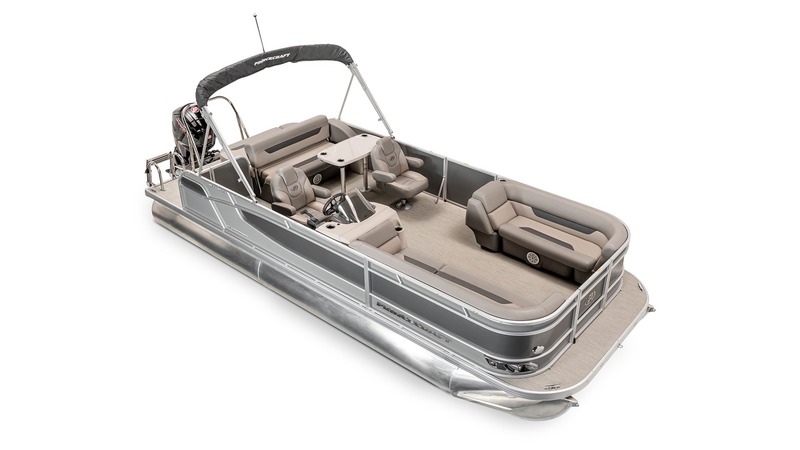 2023 Vectra 23 RL Sport Configuration Blue Pontoon Boat